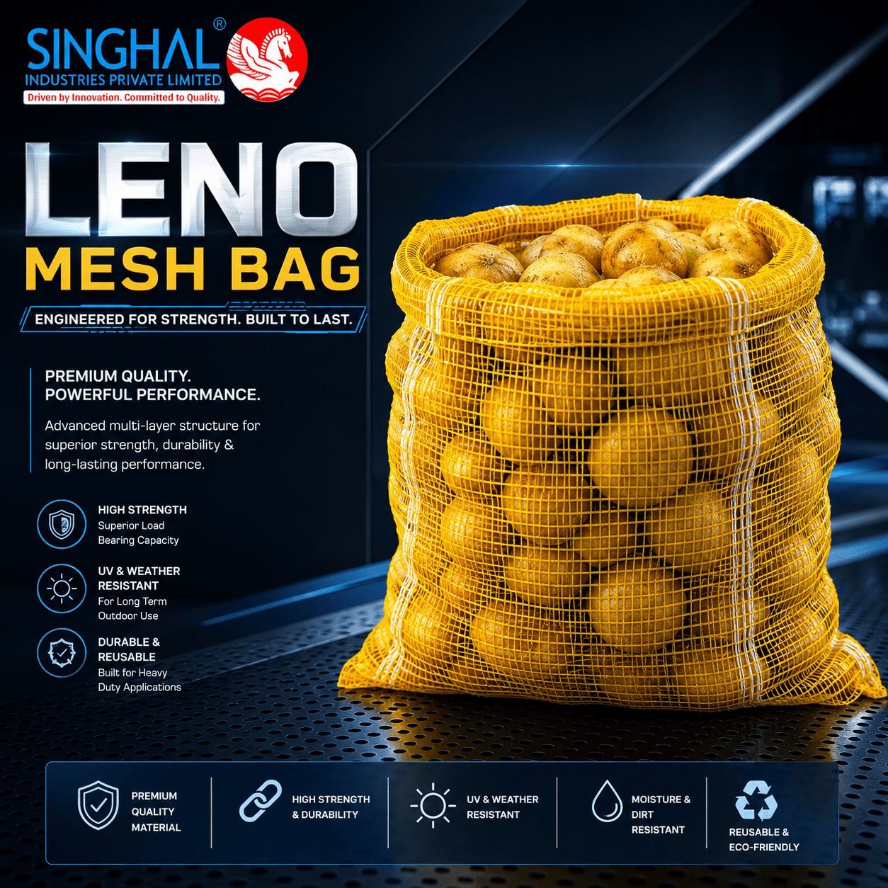 LENO MESH BAG