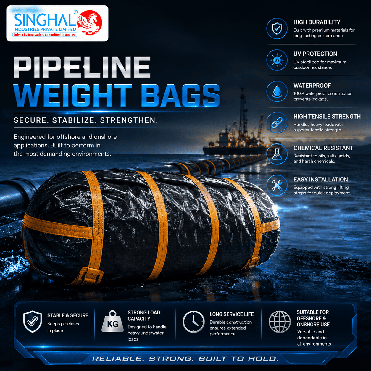 Pipeline Weight Bag