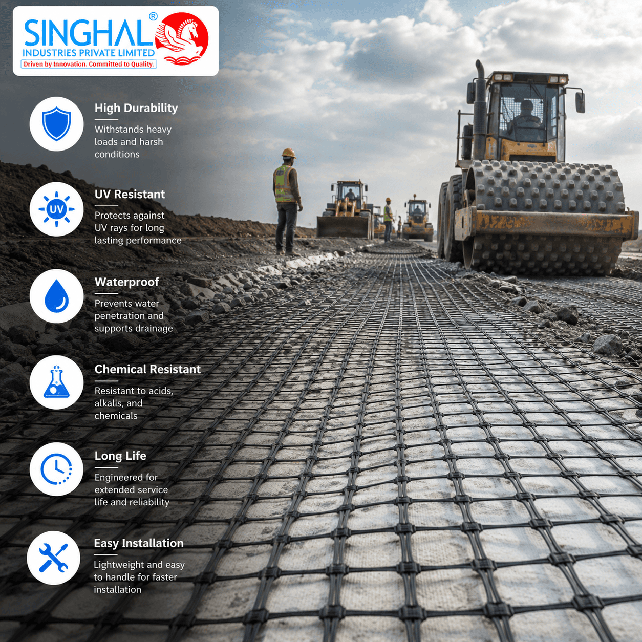 Biaxial Geogrids