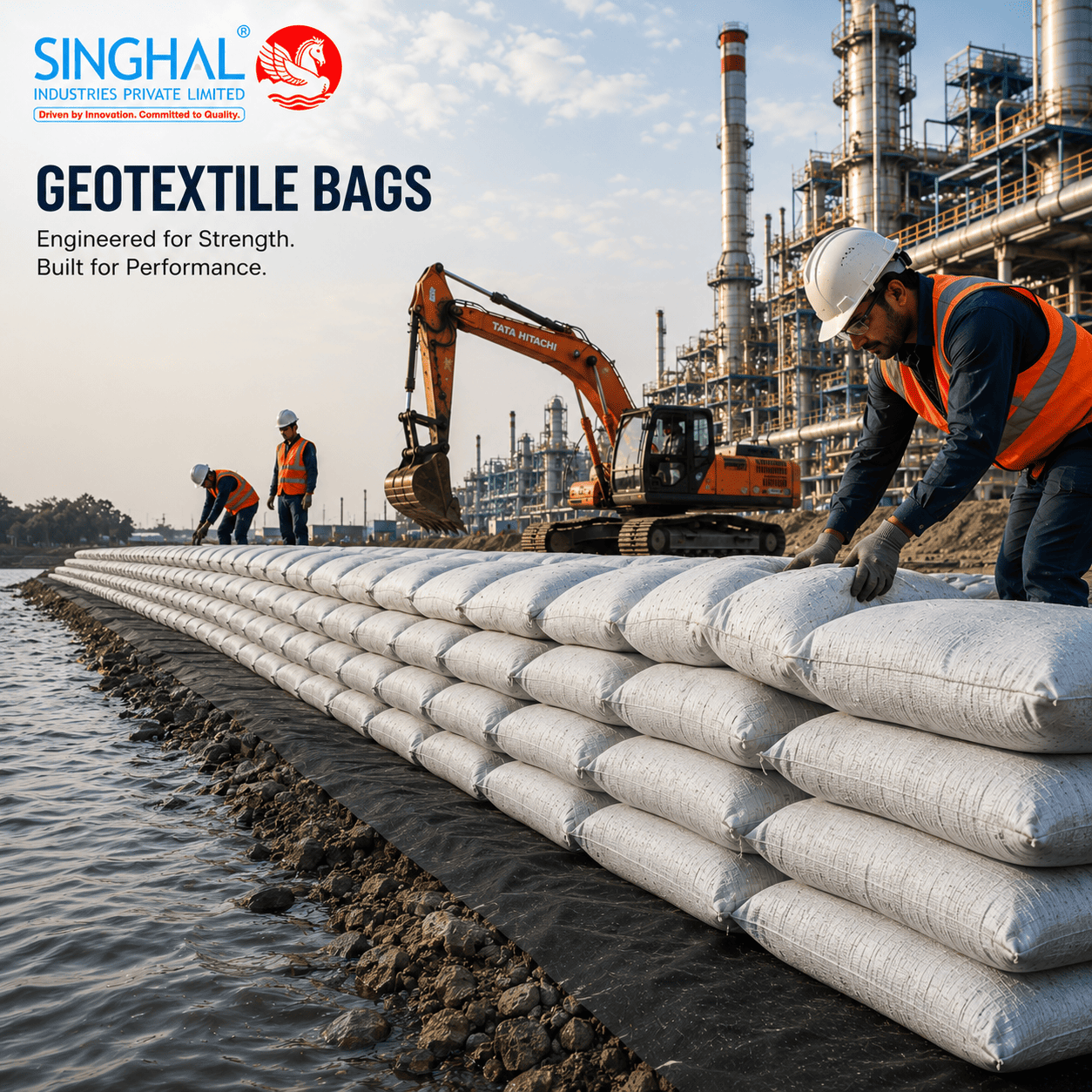 Geotextile bags