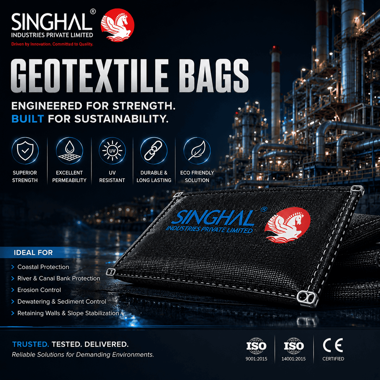 Geotextile bags