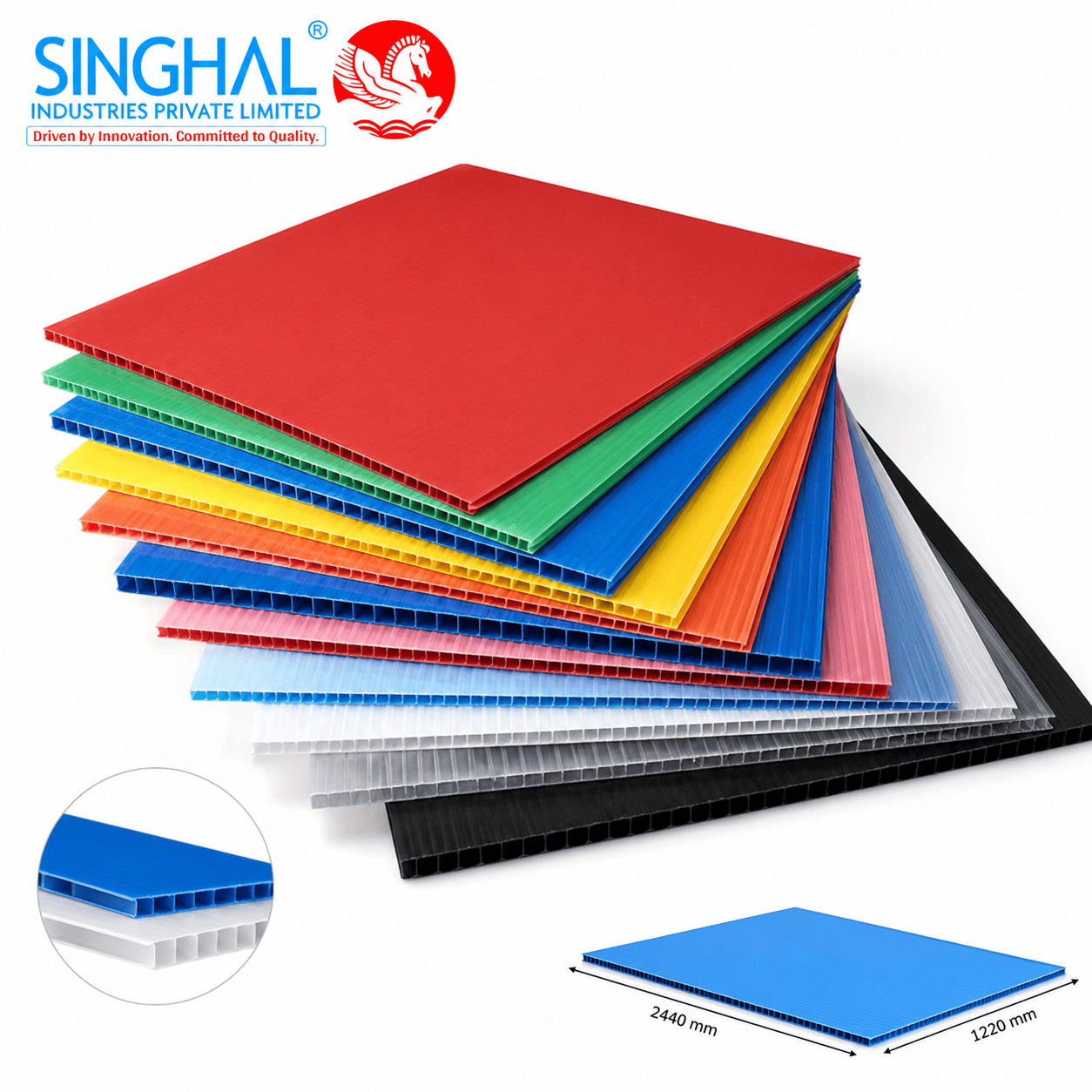 PP Corrugated Sheets