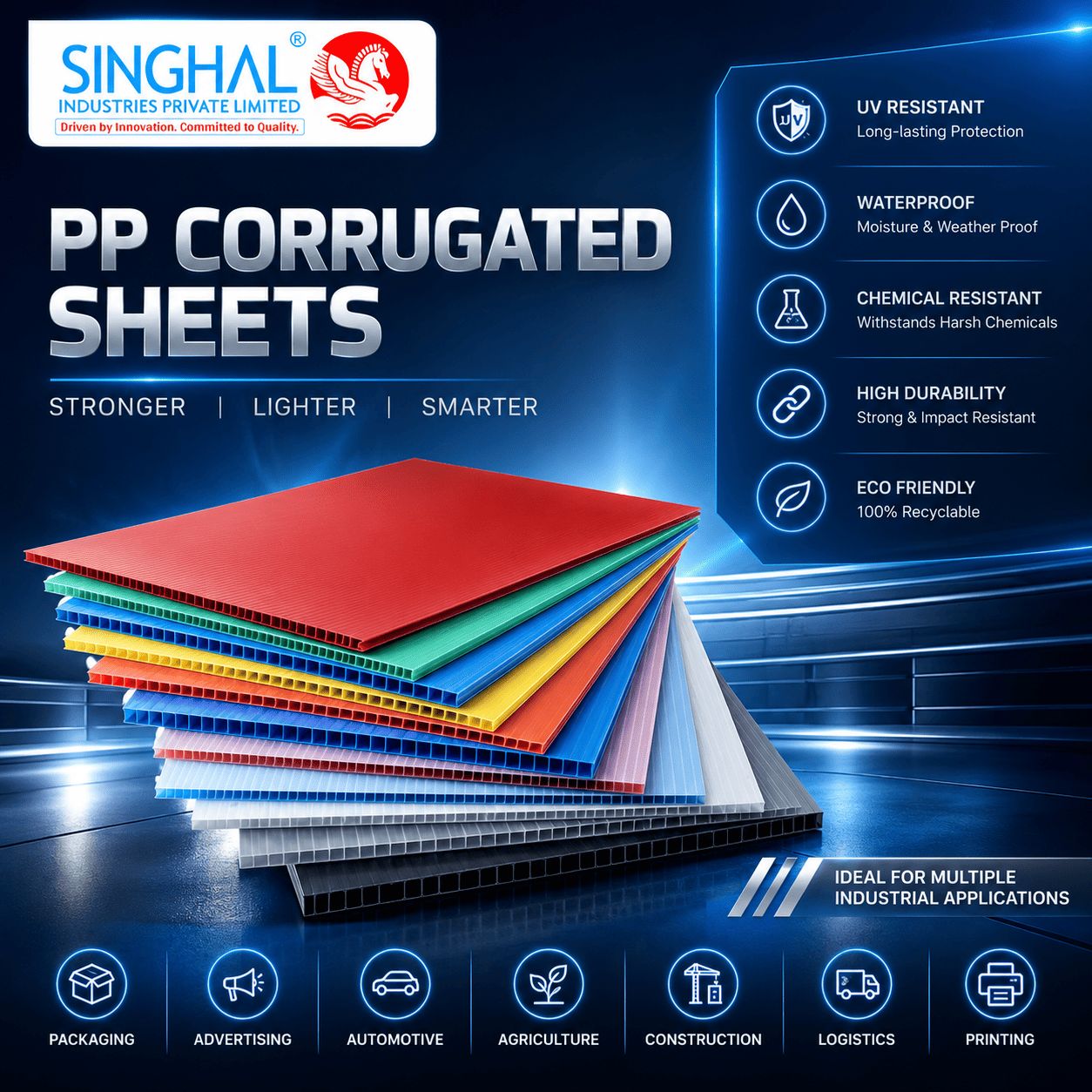 PP Corrugated Sheets