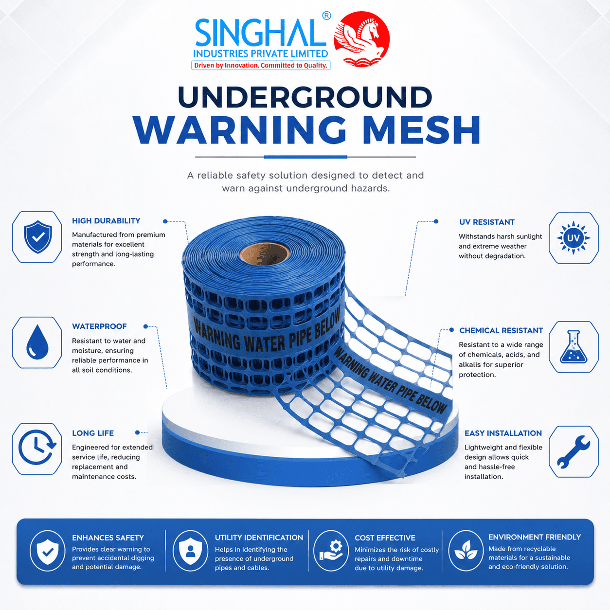 Underground Warning Mesh