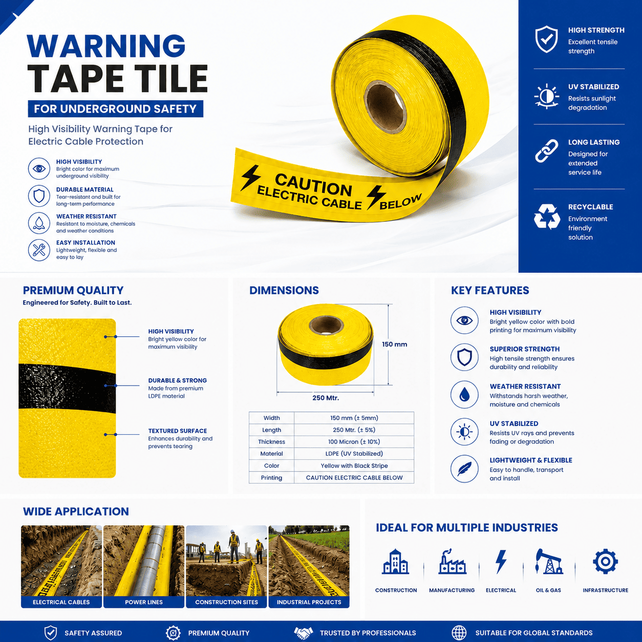 Warning Tape Tile