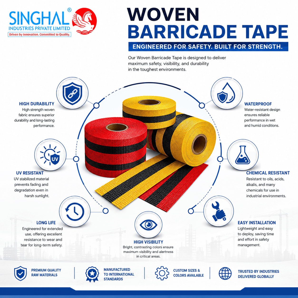 Woven Barricade Tape