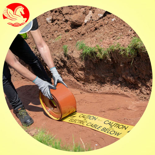 detectable underground warning tape