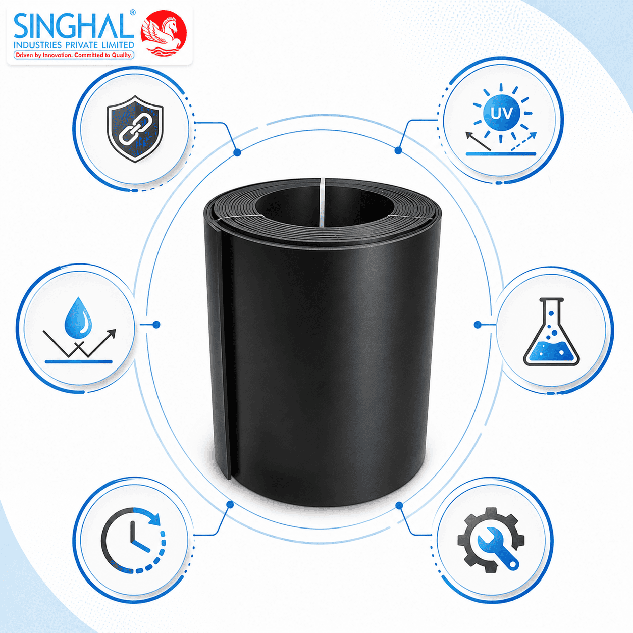 Hdpe root barrier