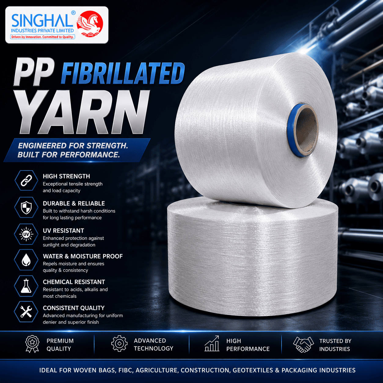 PP Fibrillated Yarn