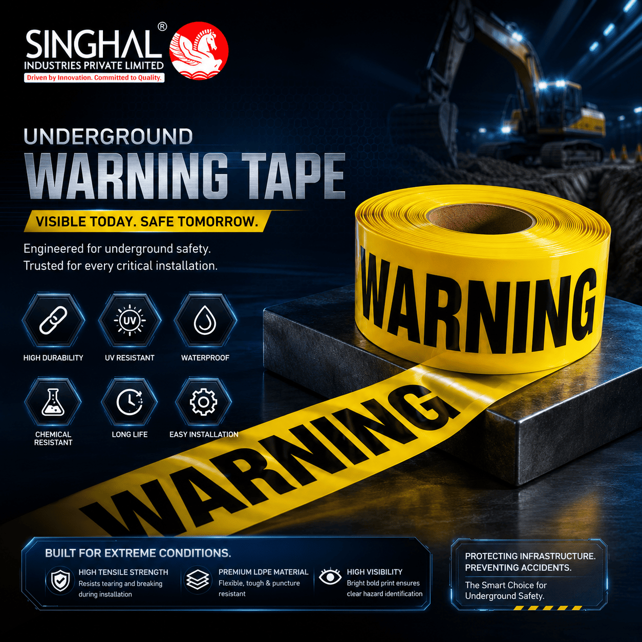 Underground Warning Tapes
