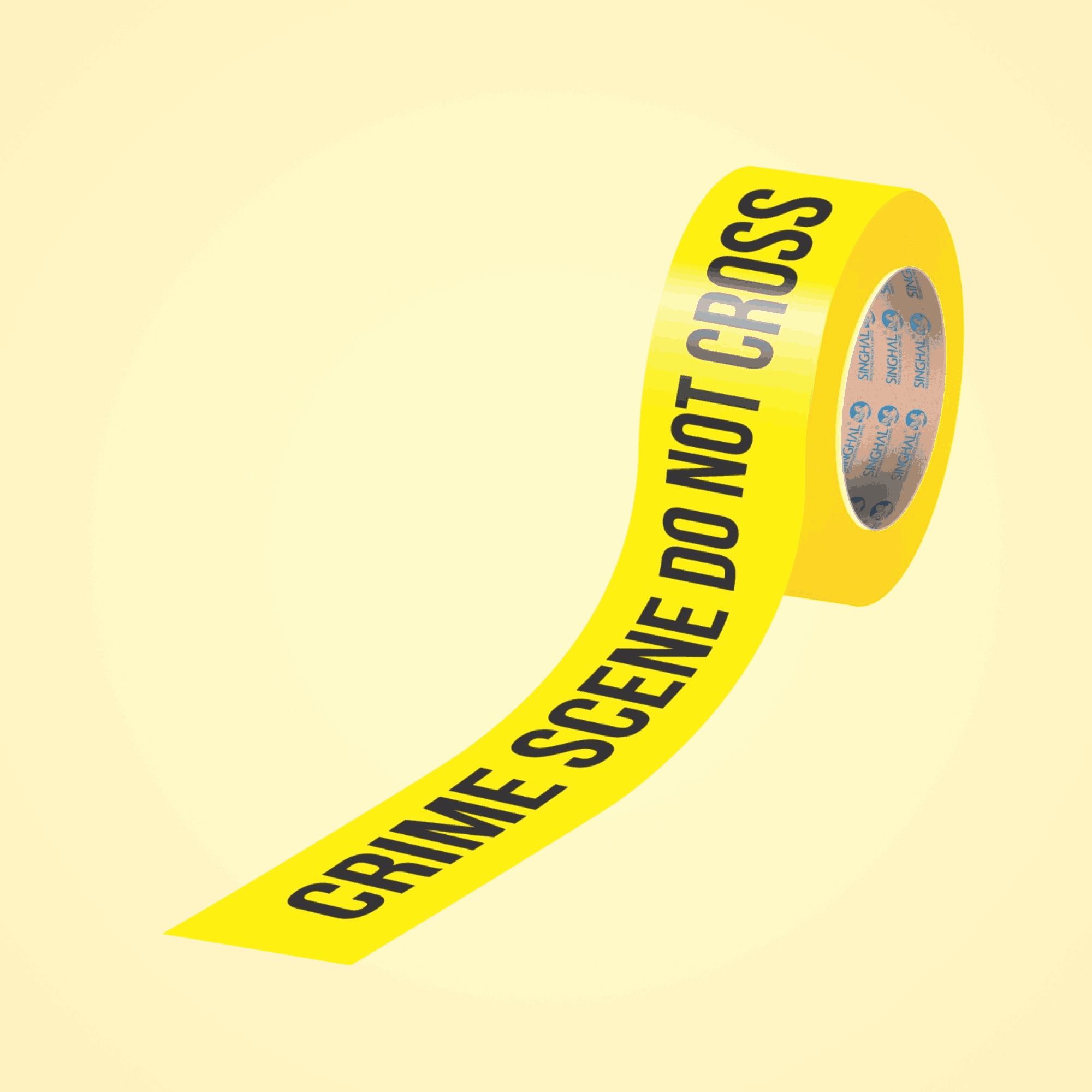 Barricade Tape, caution tape, crime scene do not cross tape