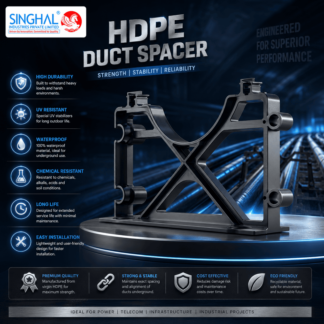 HDPE Duct Spacer