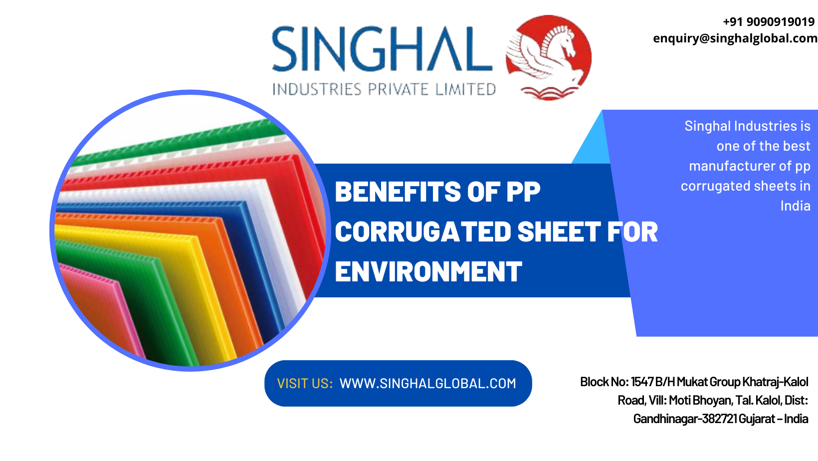 Benefits of PP Corrugated Sheet for Environment, Singhal Industries