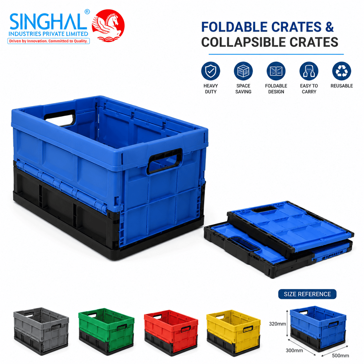 Foldable Crates & Collapsible Crates