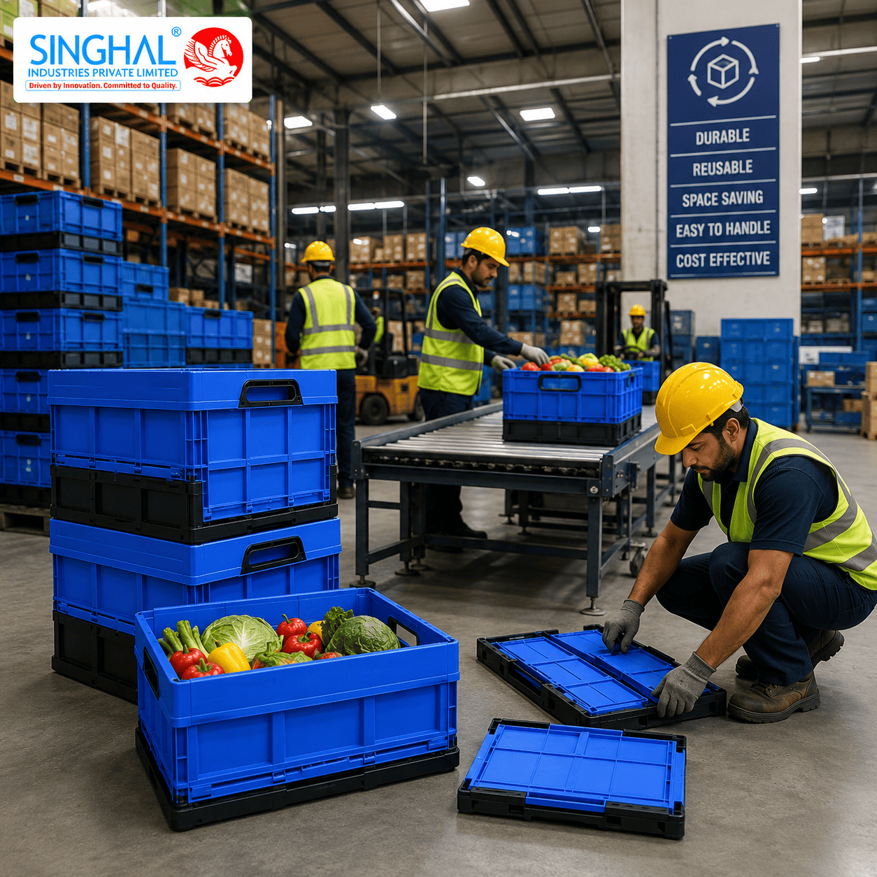 Foldable Crates & Collapsible Crates