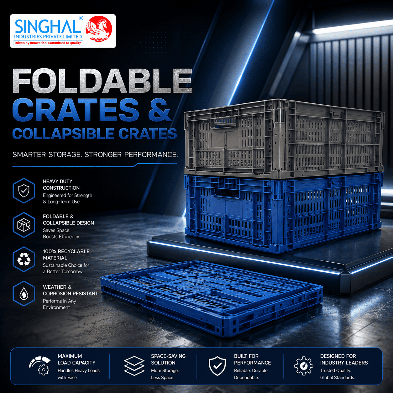 Foldable Crates & Collapsible Crates