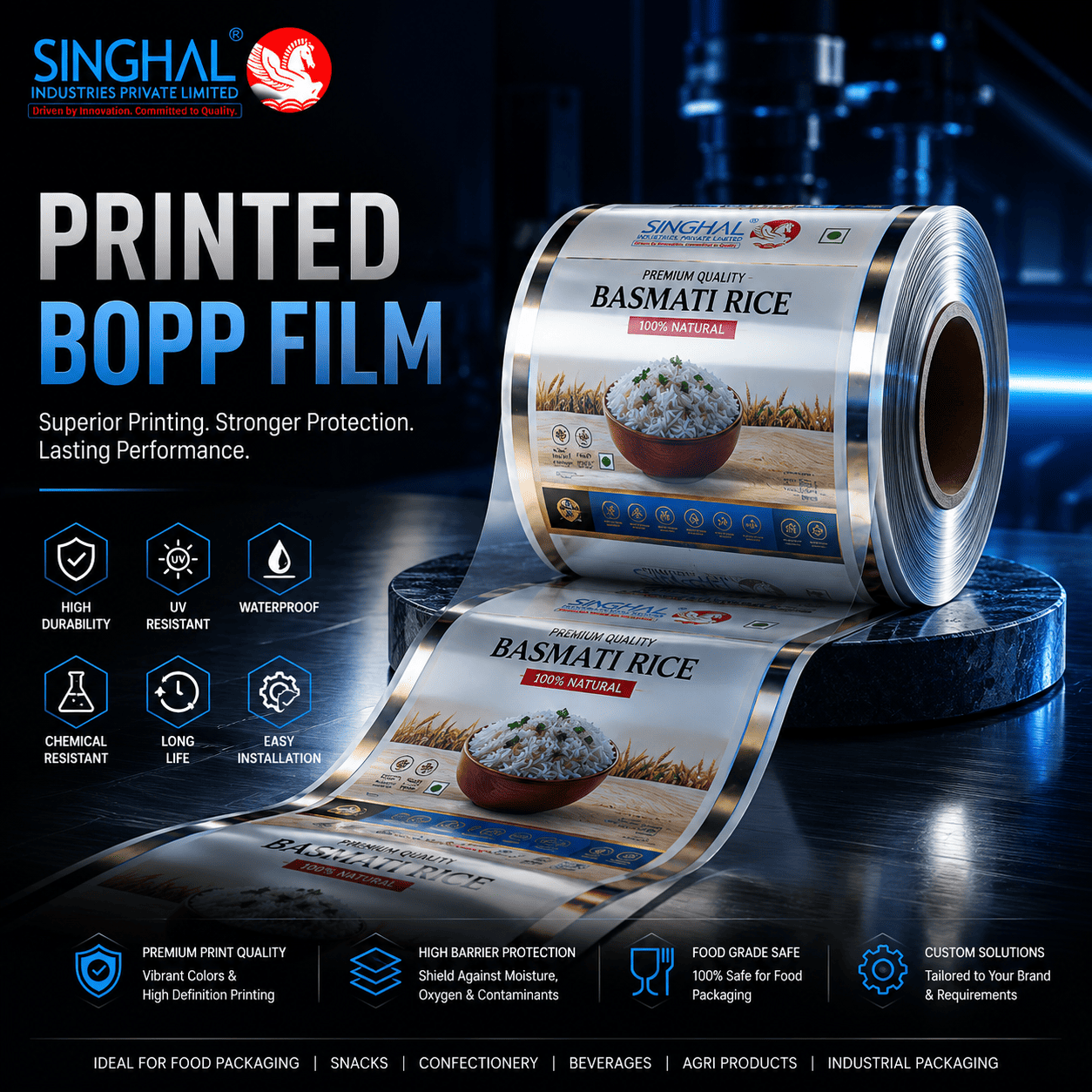 Printed BOPP Film