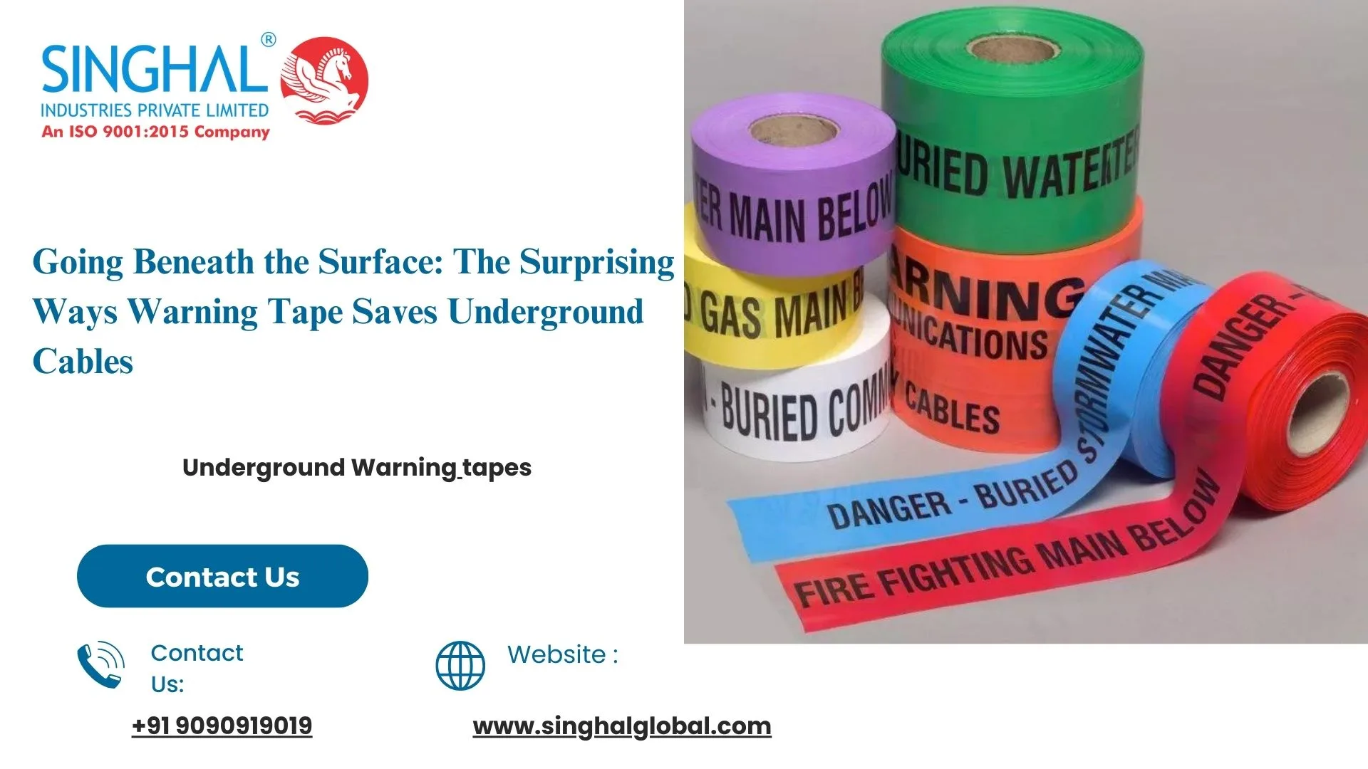 Underground warning tapes
