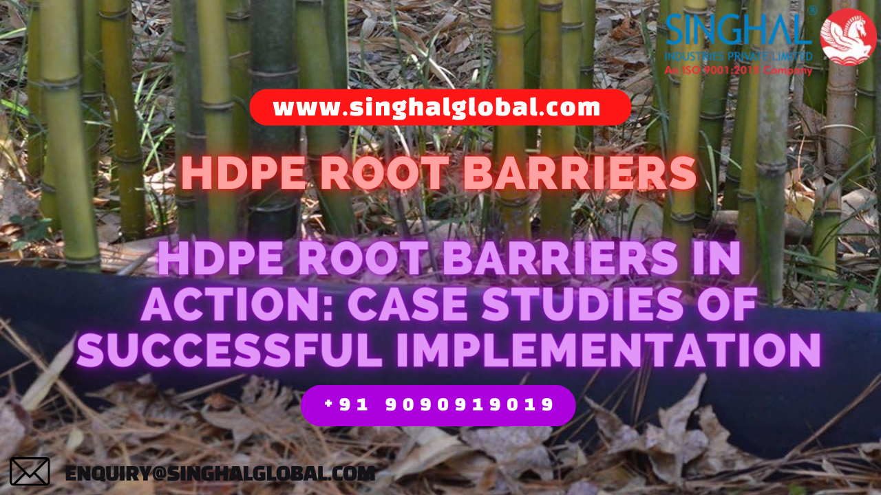 hdpe root barriers