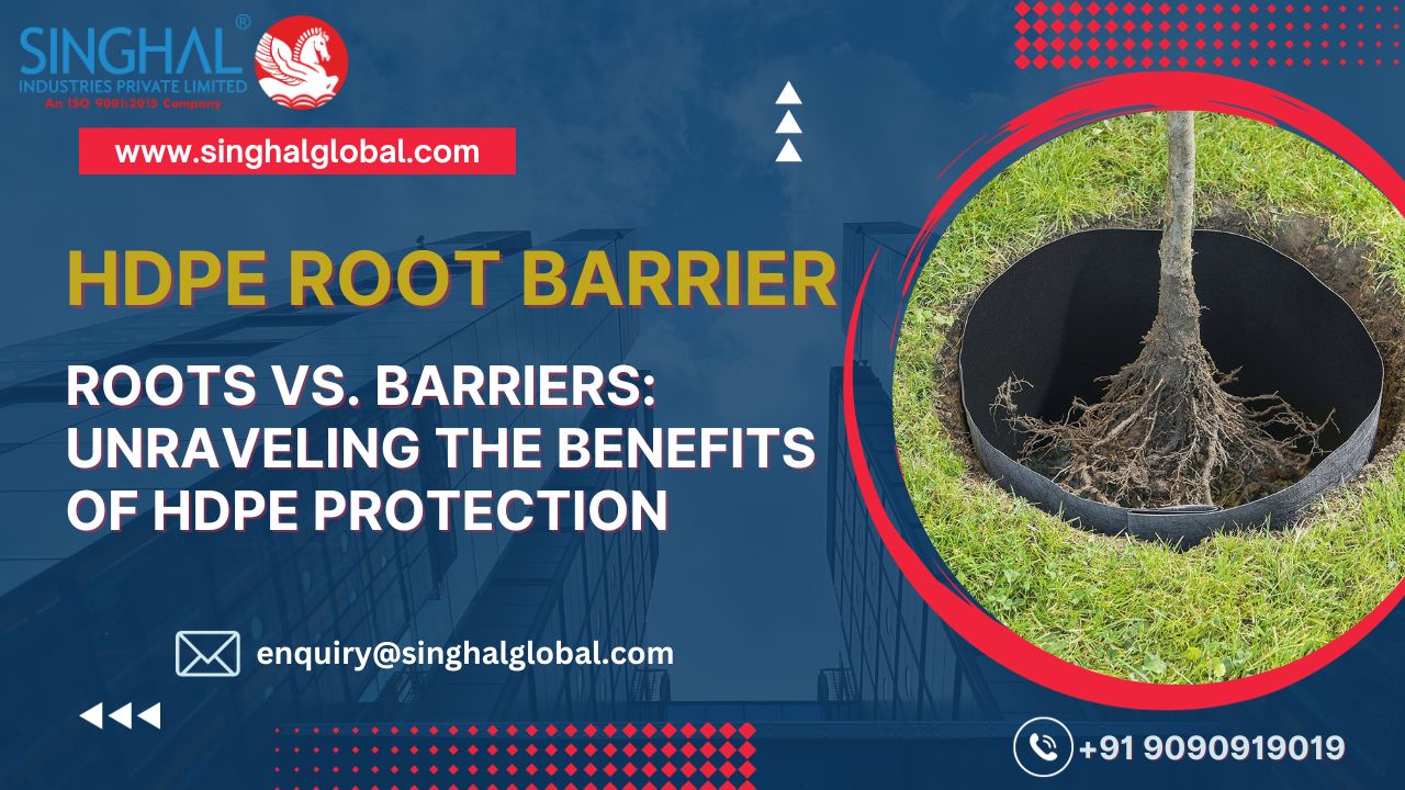 HDPE root barrier