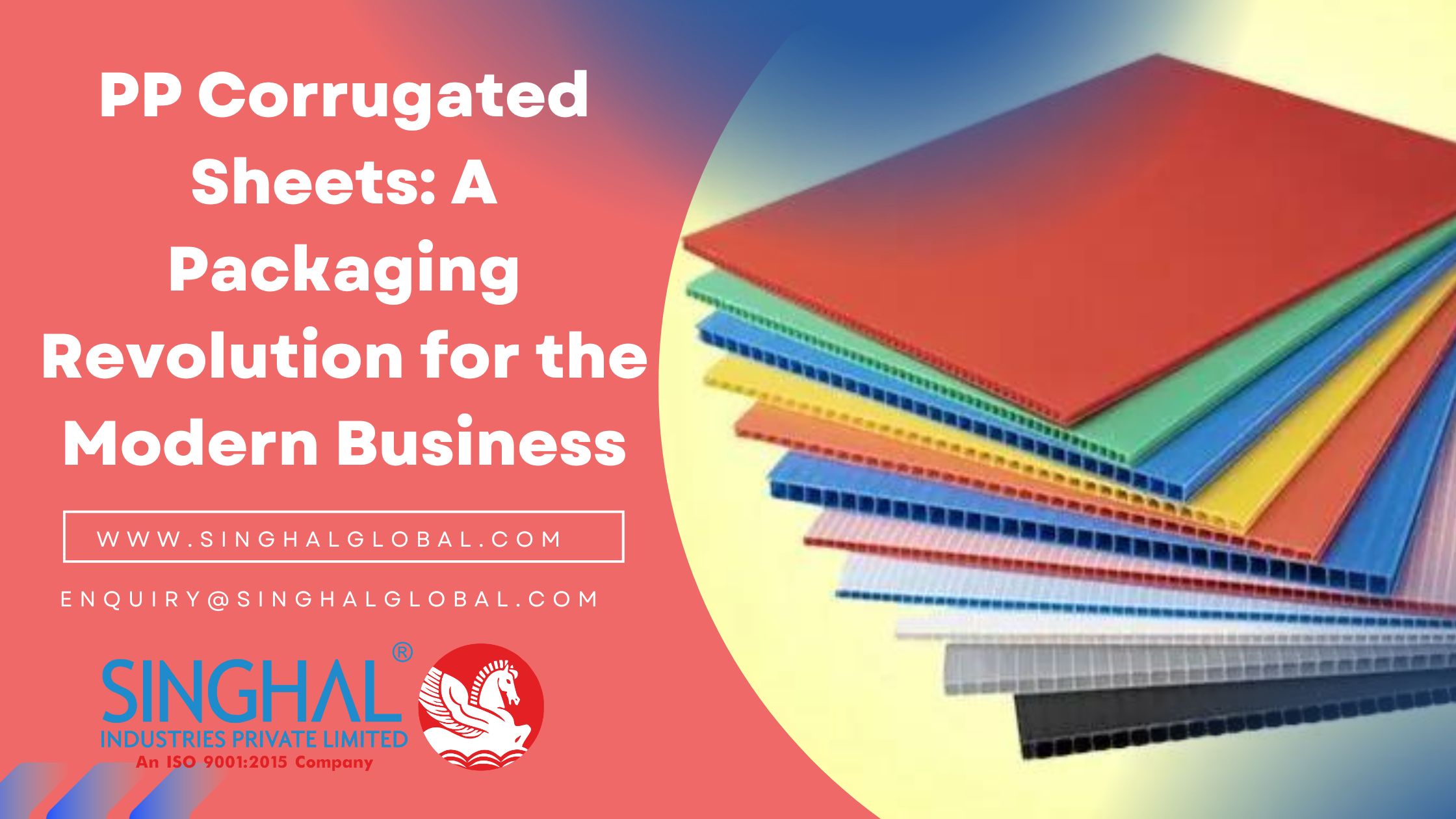 Polypropylene corrugated sheet