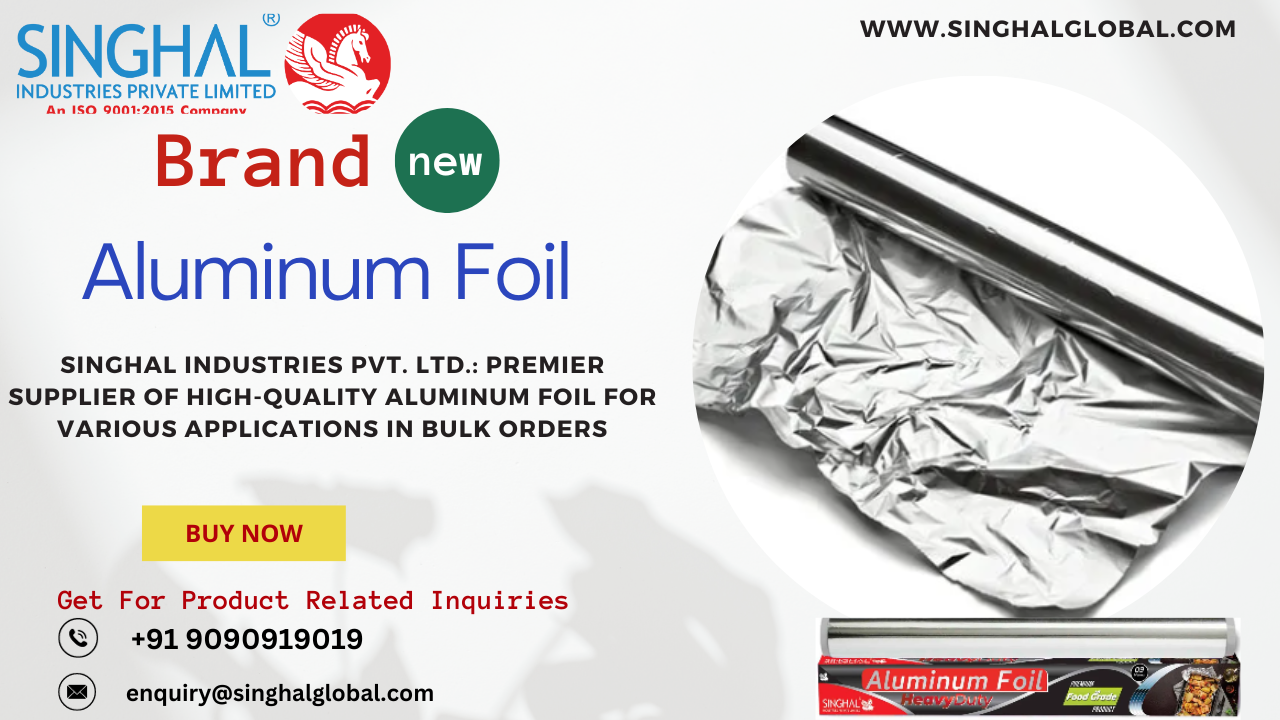 Aluminum Foil Sheet - Singhal Industries - Manufacturer Exporter of  Flexible Packaging Products