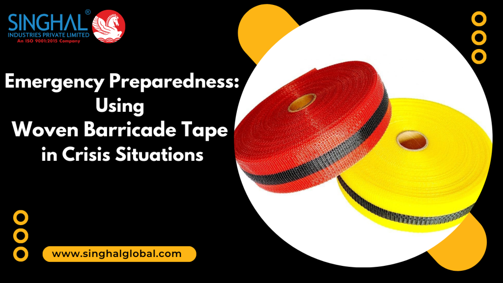 woven plastic barricade tape