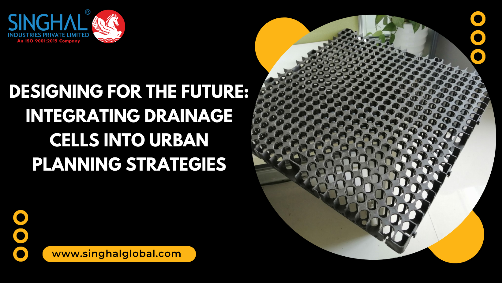 retaining wall drainage cell