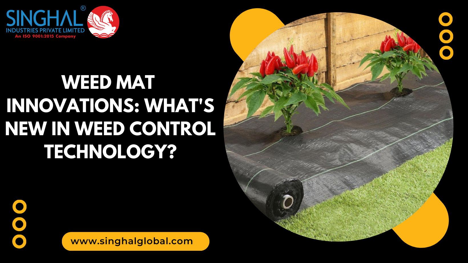 biodegradable weed mat