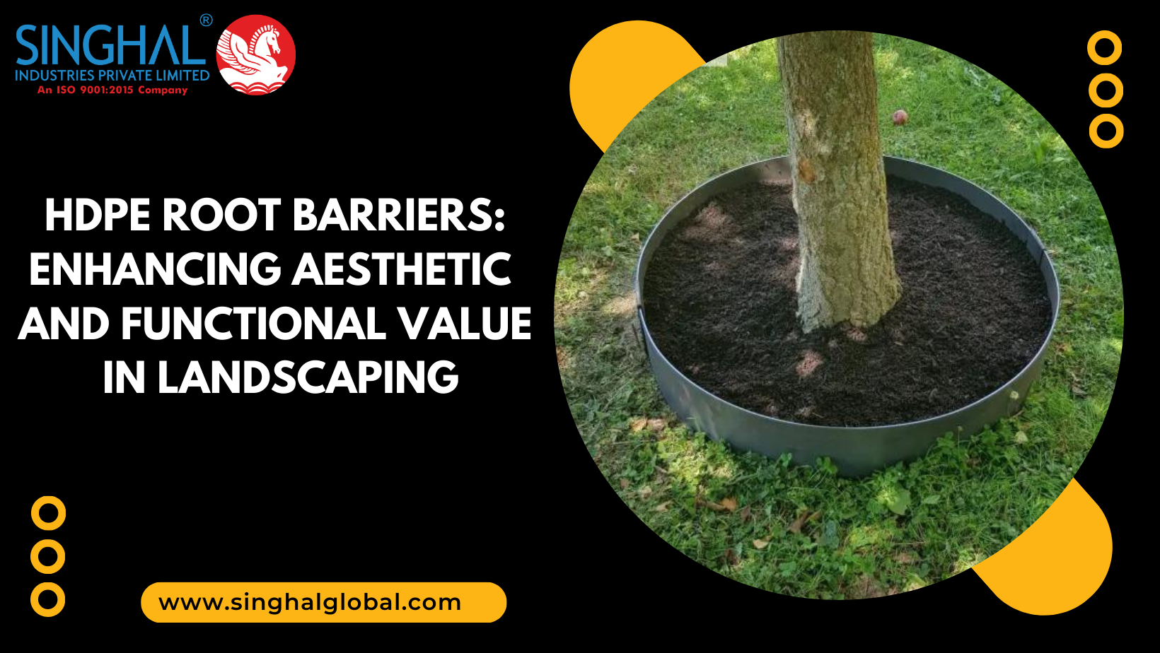 hdpe root barrier