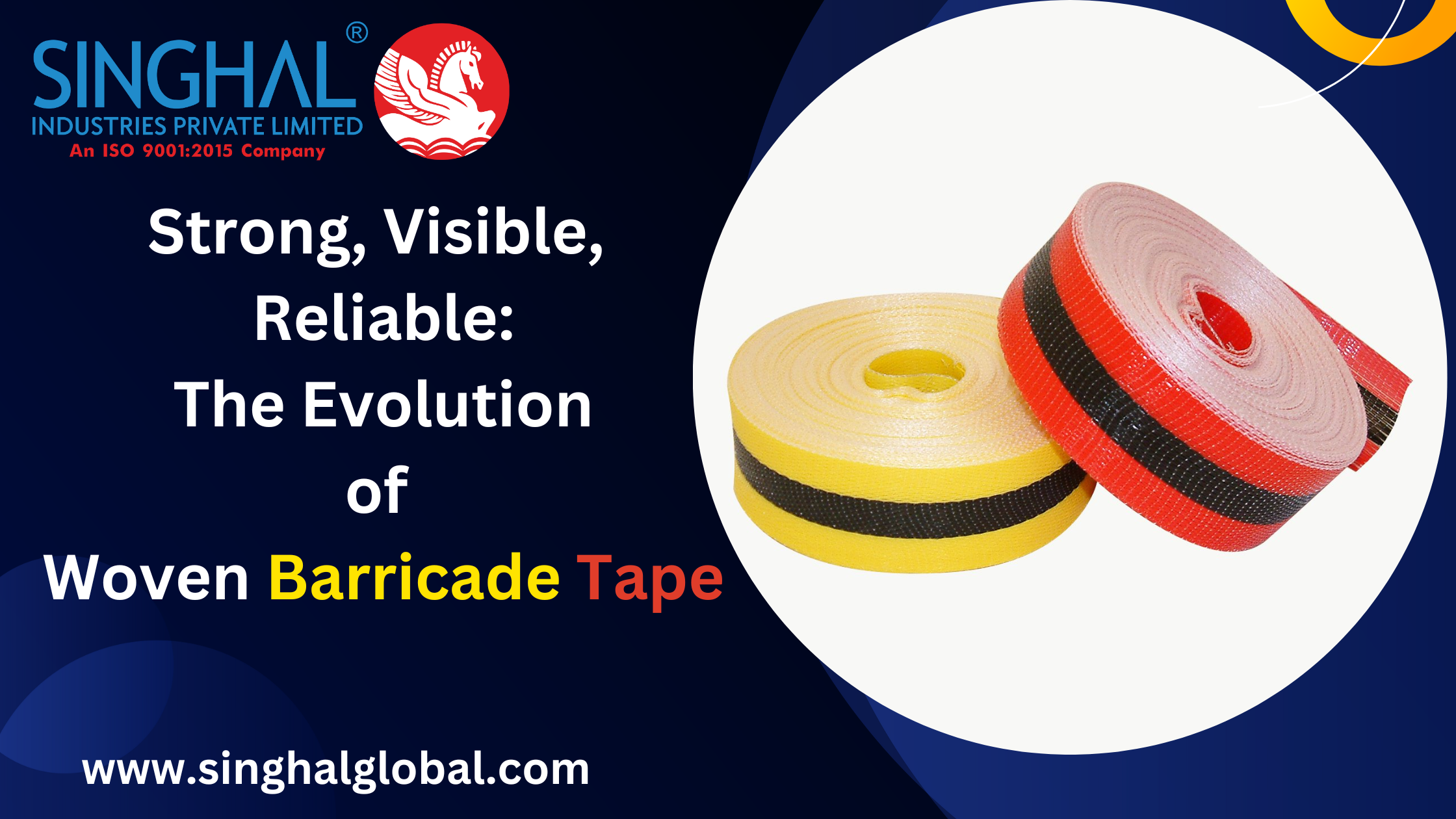 Woven safety tape