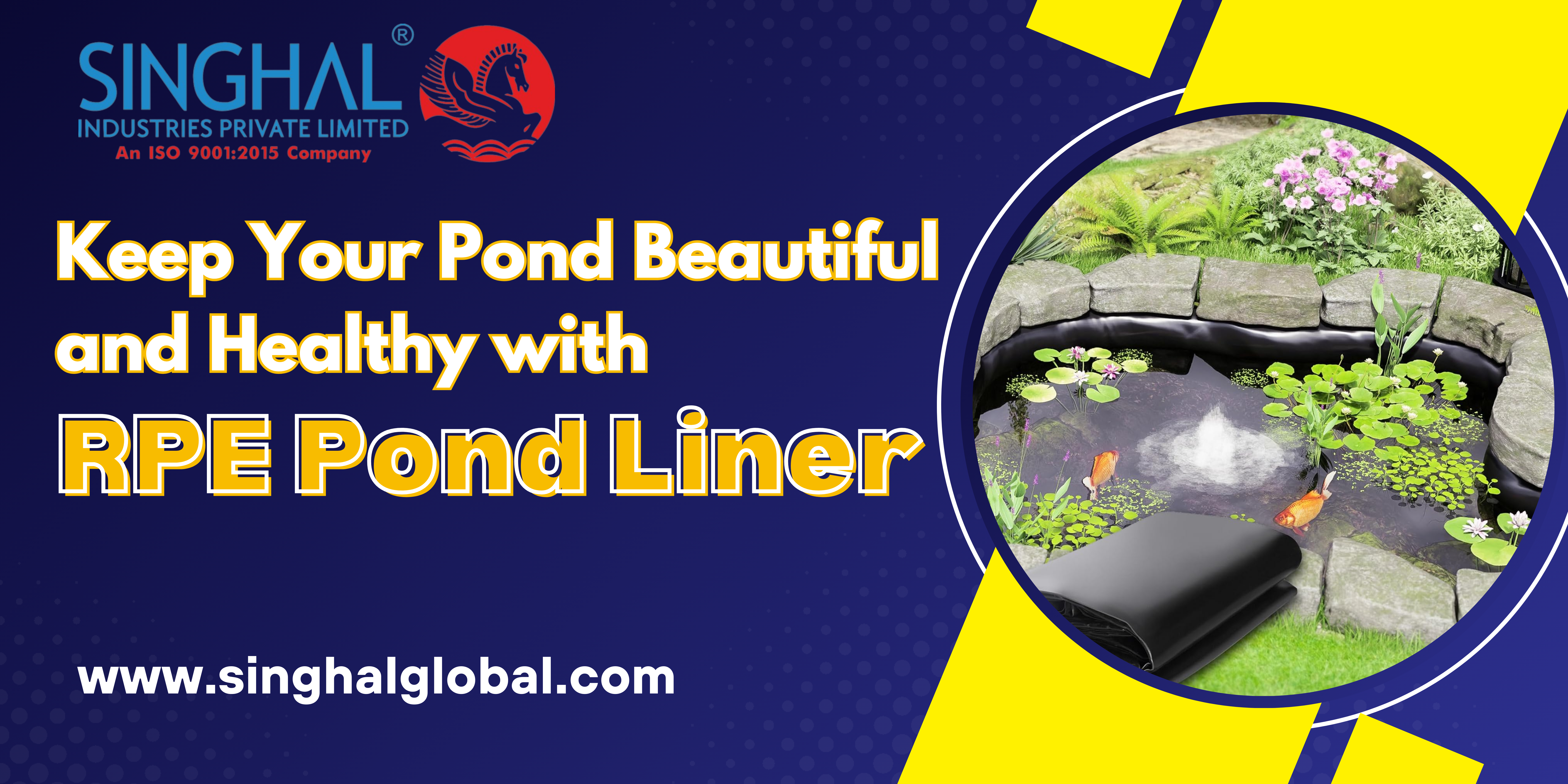 RPE pond liner price