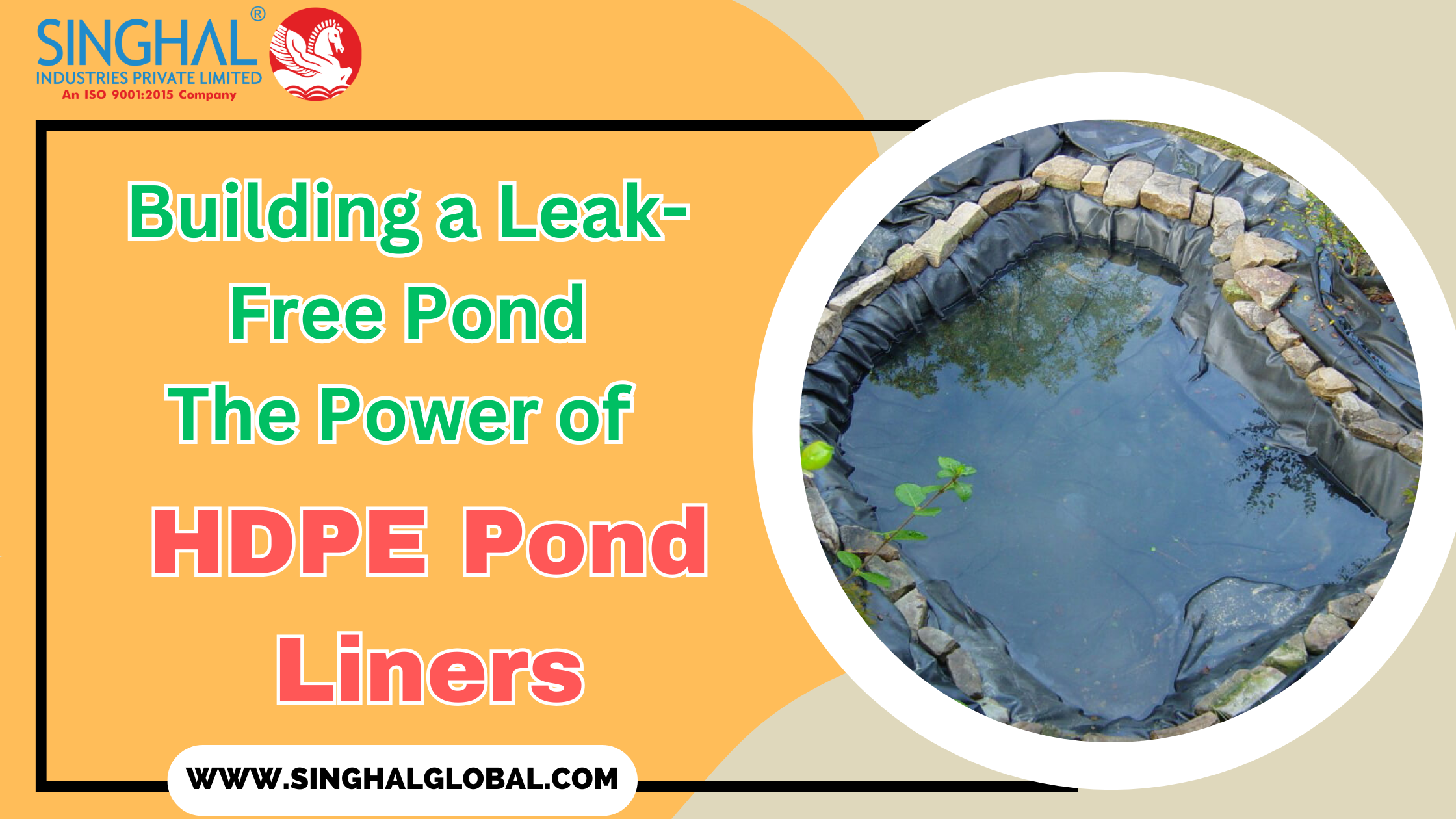 pond with liner