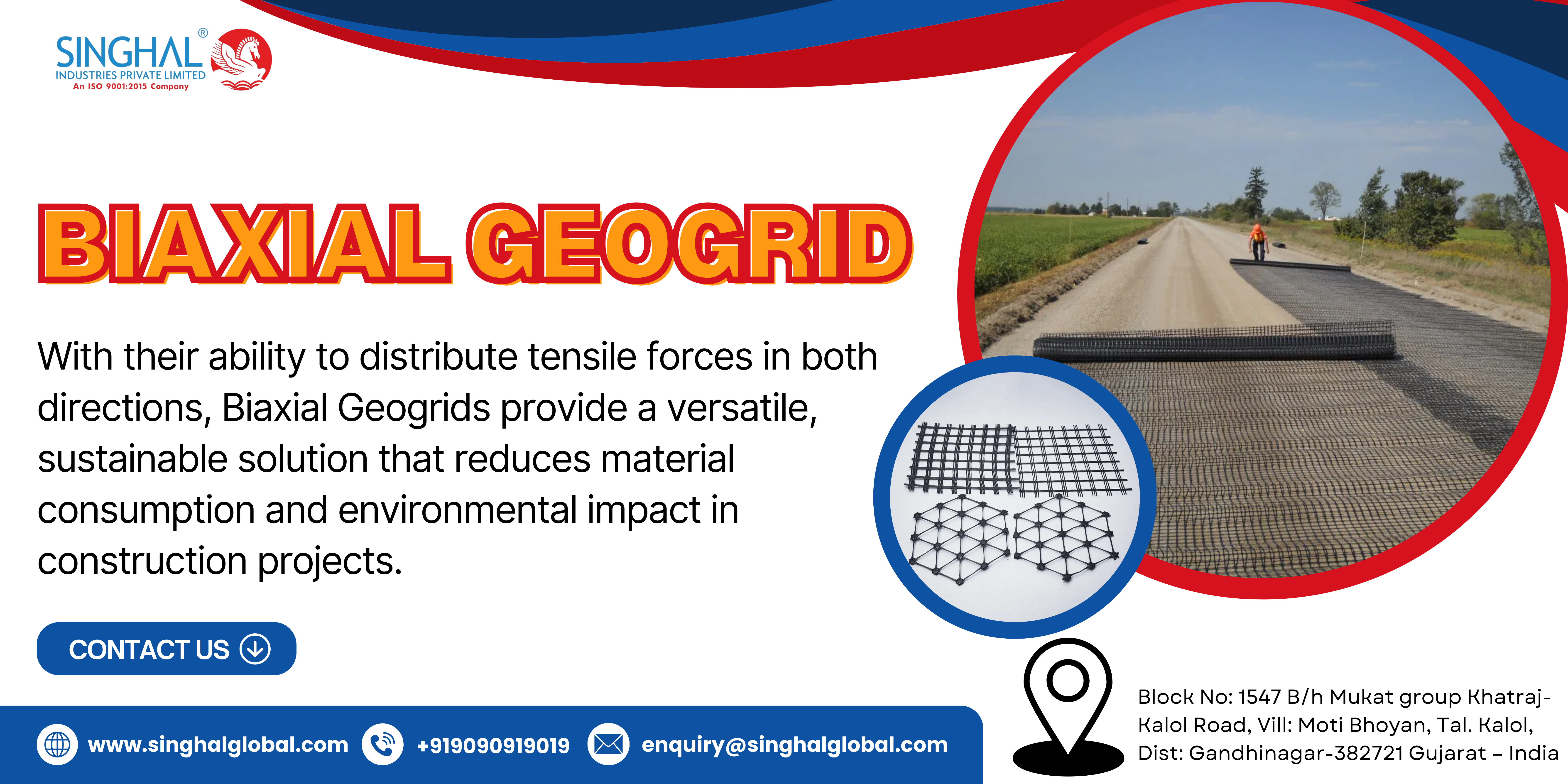 PP biaxial geogrid