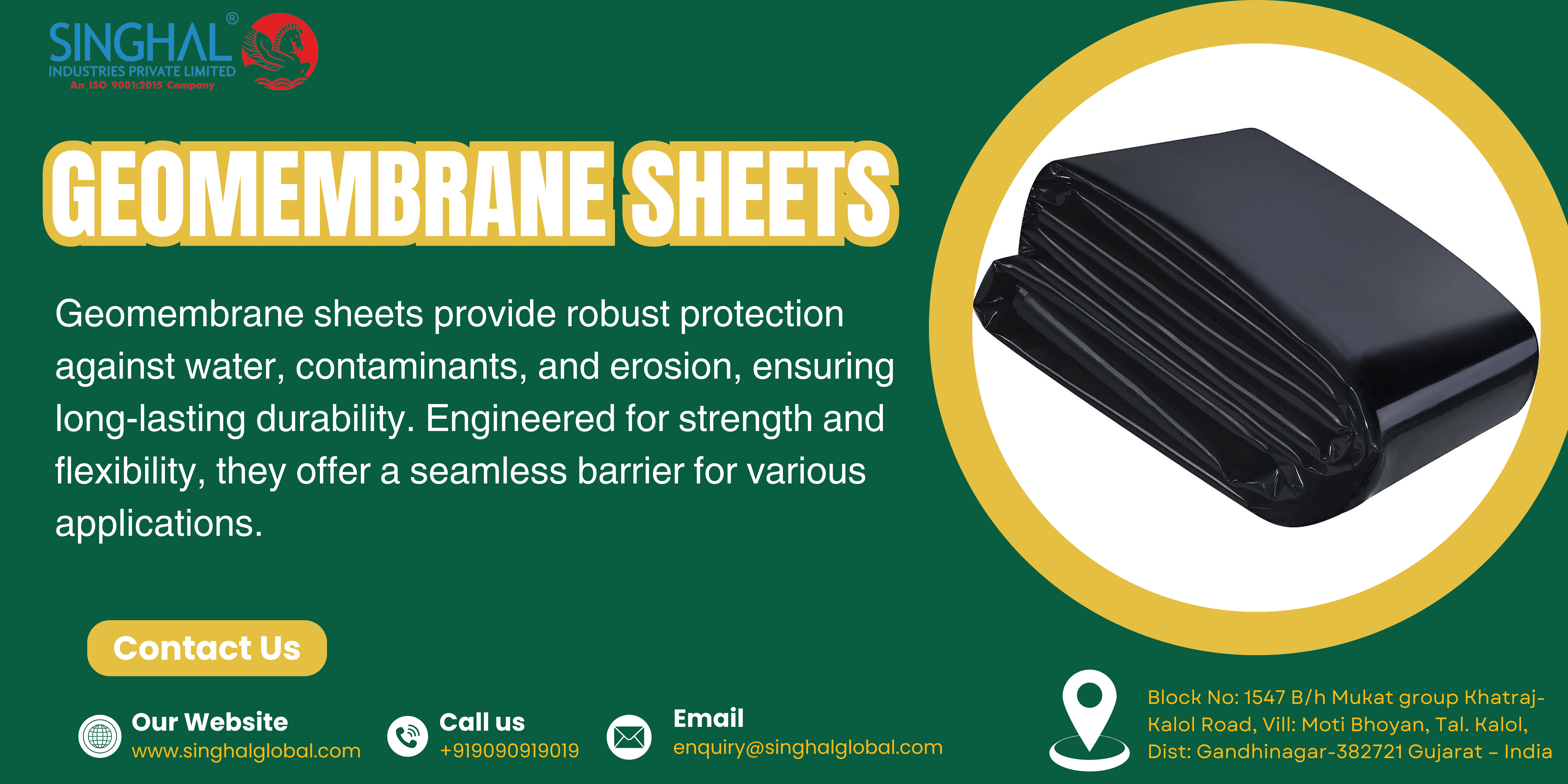 Geomembrane sheet manufacturers in India