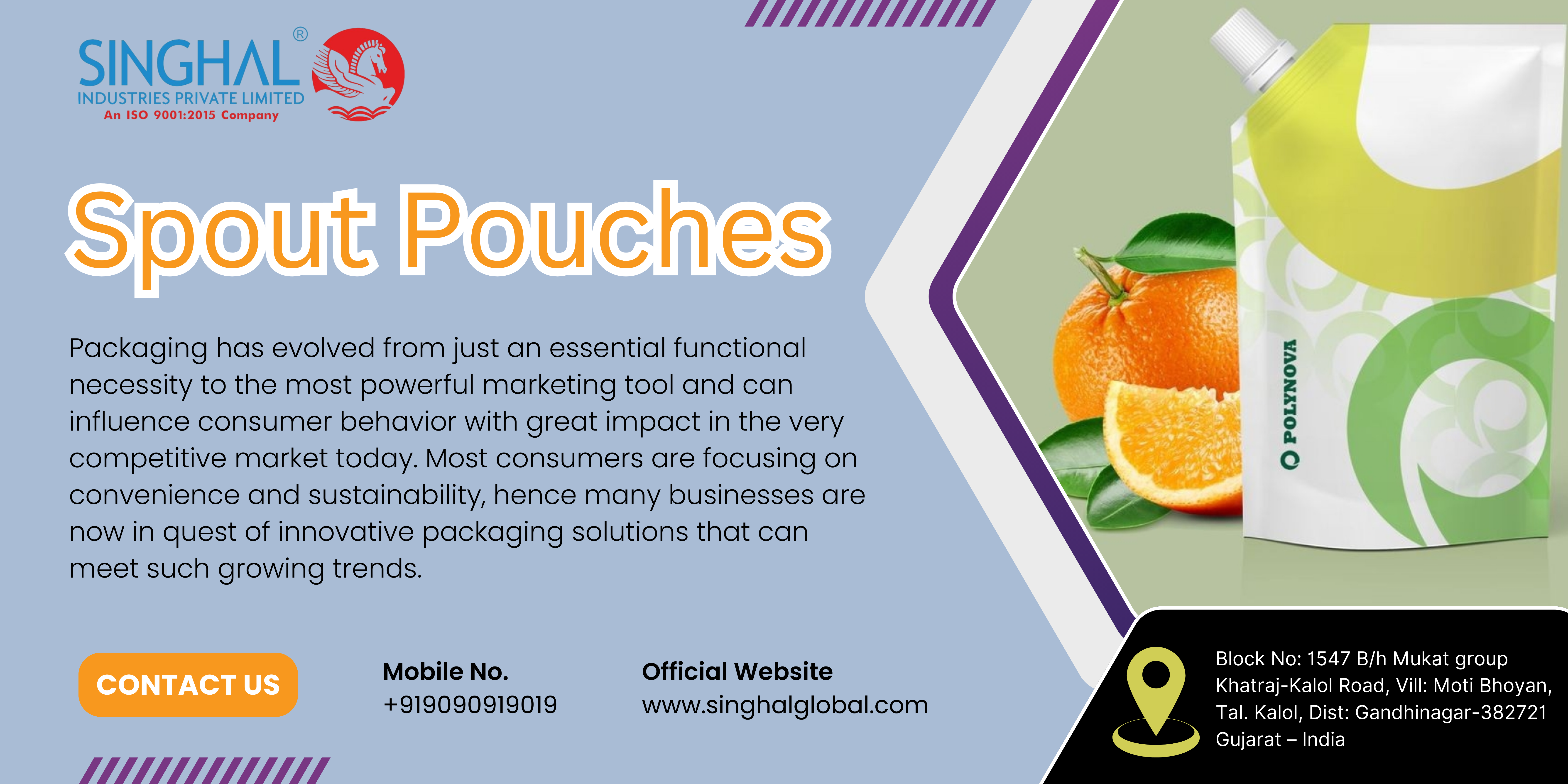 Spout pouch India