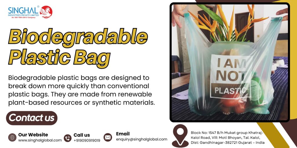 Biodegradable plastic bags manufacturer