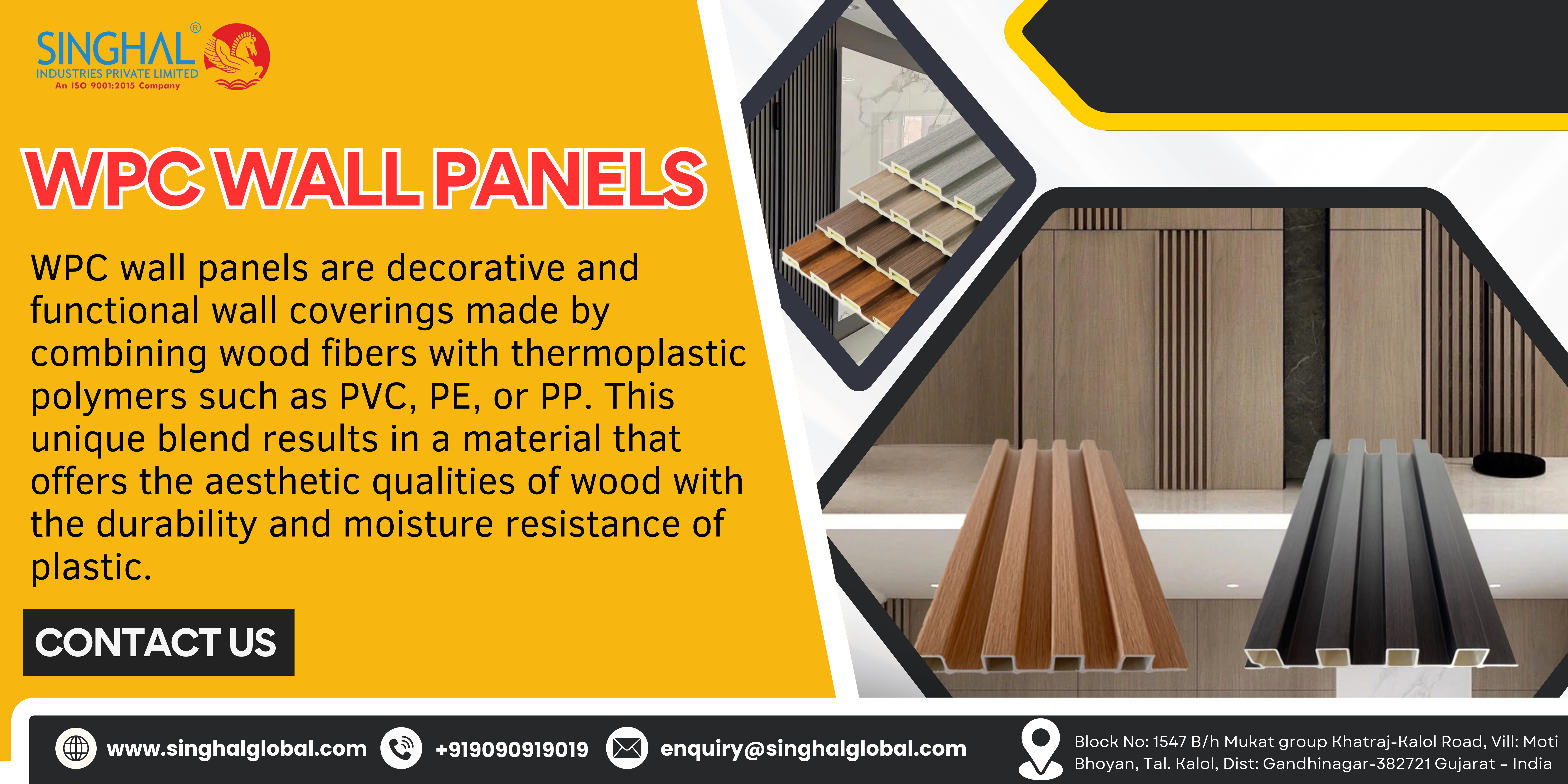 Exterior WPC wall panel