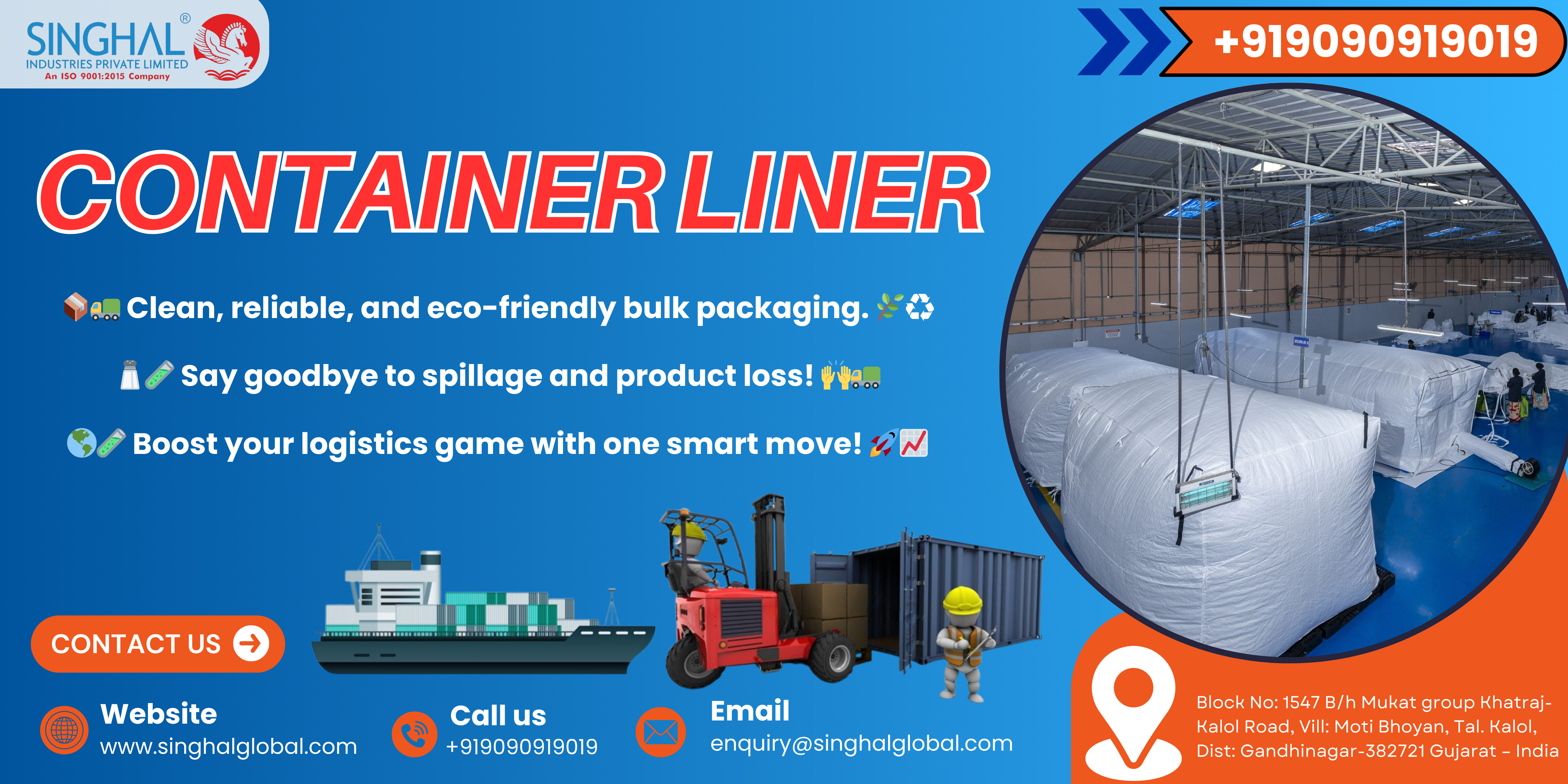 Container liner exporters in Delhi