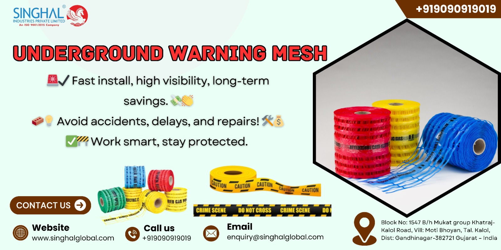 warning mesh manufacturers in India