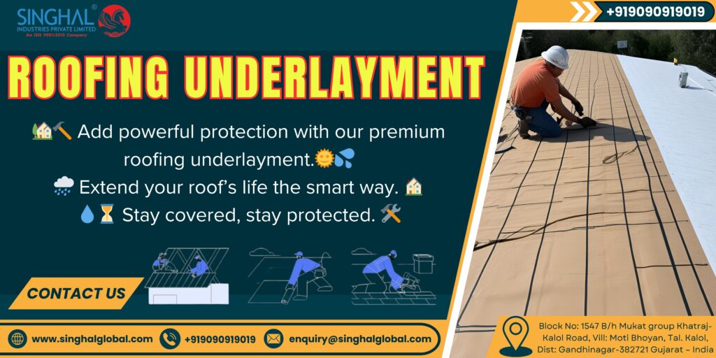 Roof synthetic underlayment suppliers in Ahmedabad