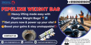 Geotextile pipeline bag weight