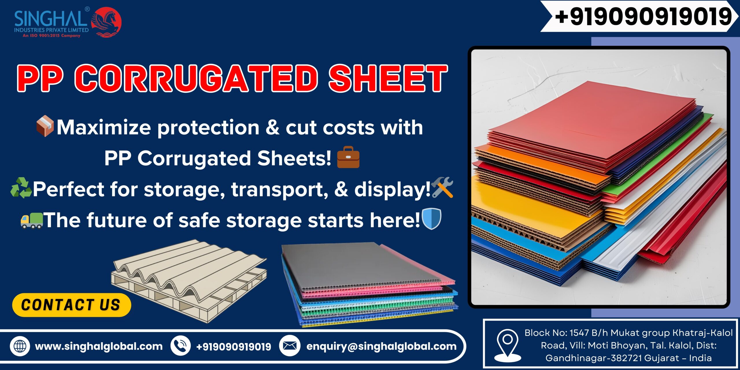 Polypropylene corrugated sheet manufacturer in India