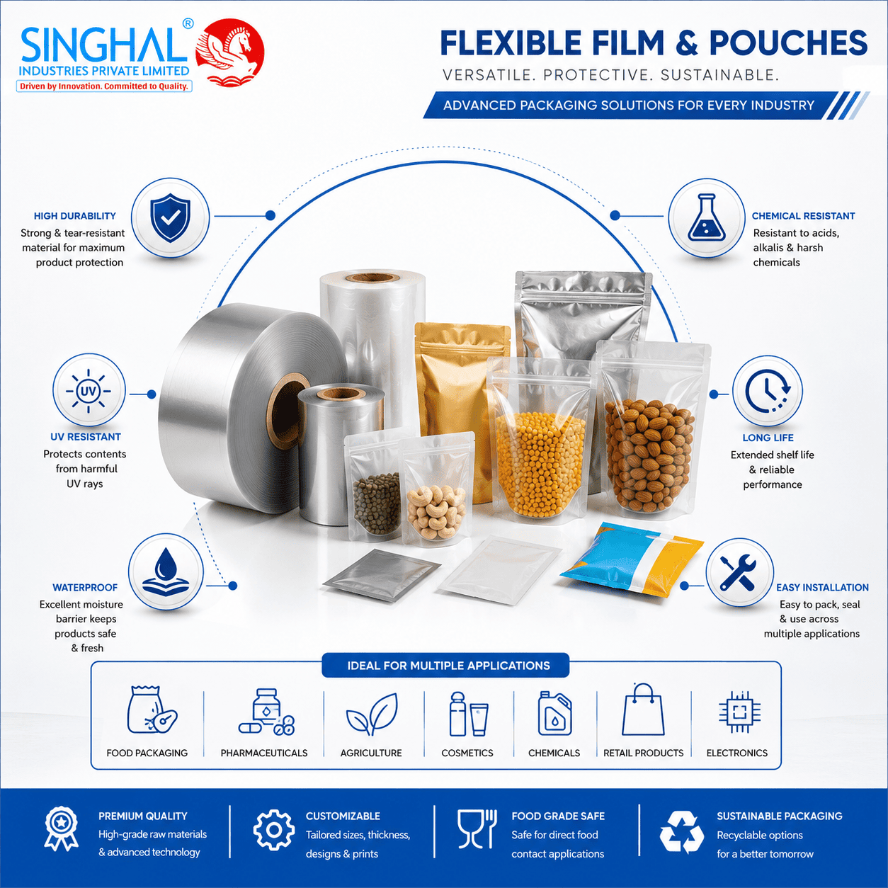 Flexible Film and Pouches