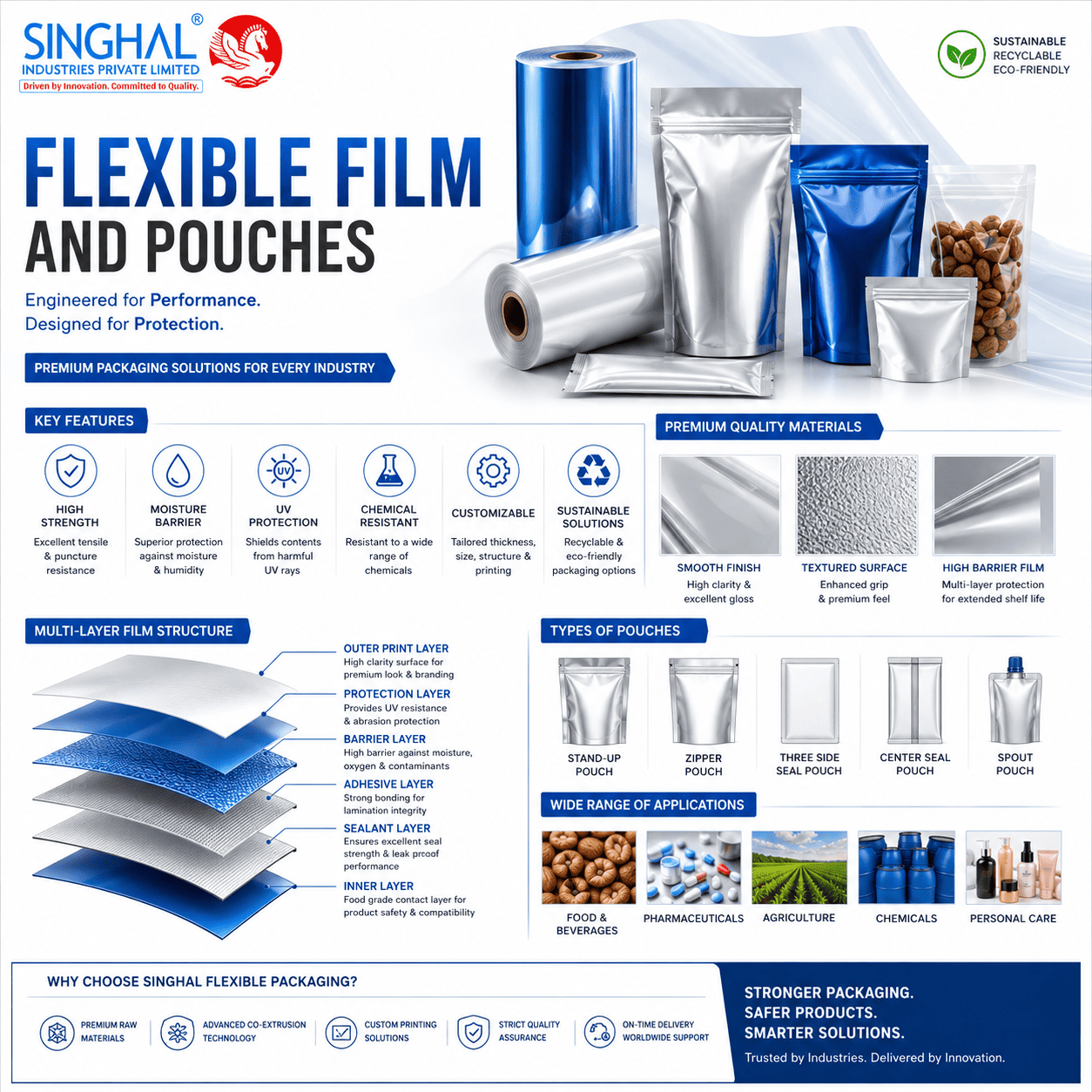 Flexible Film and Pouches