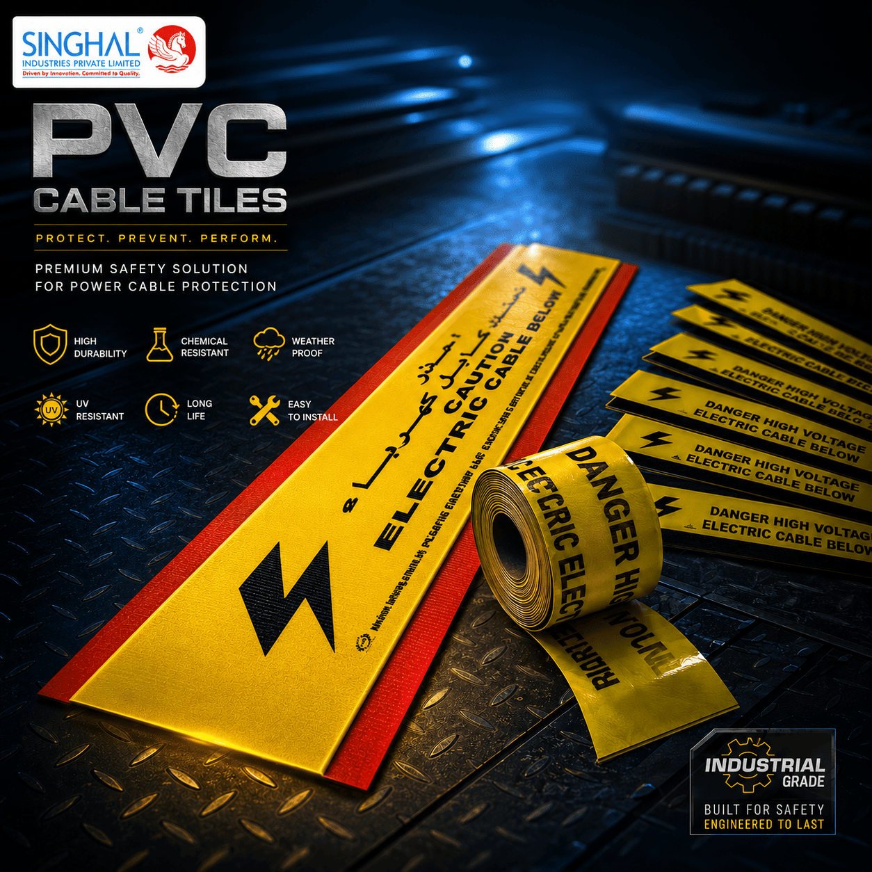 PVC Cable Tiles