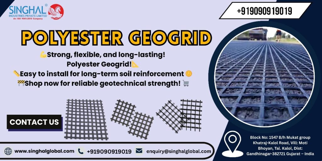 Polyester geogrid india