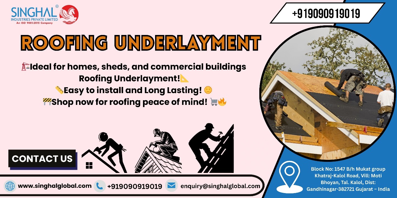 Synthetic roofing underlayment