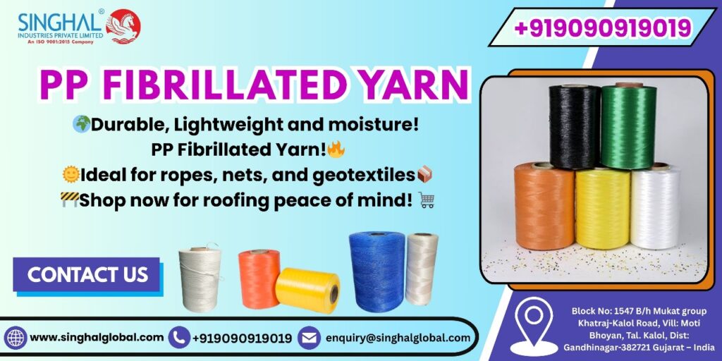Fibrillated yarn India