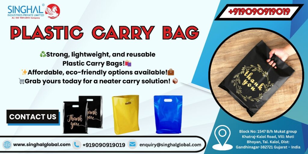 Biodegradable plastic carry bags